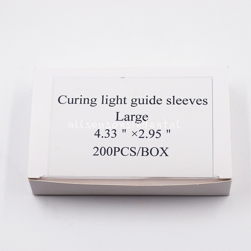 5 Box Dental Curing Light Guide Disposable Plastic Sleeves Sheath Cover Large