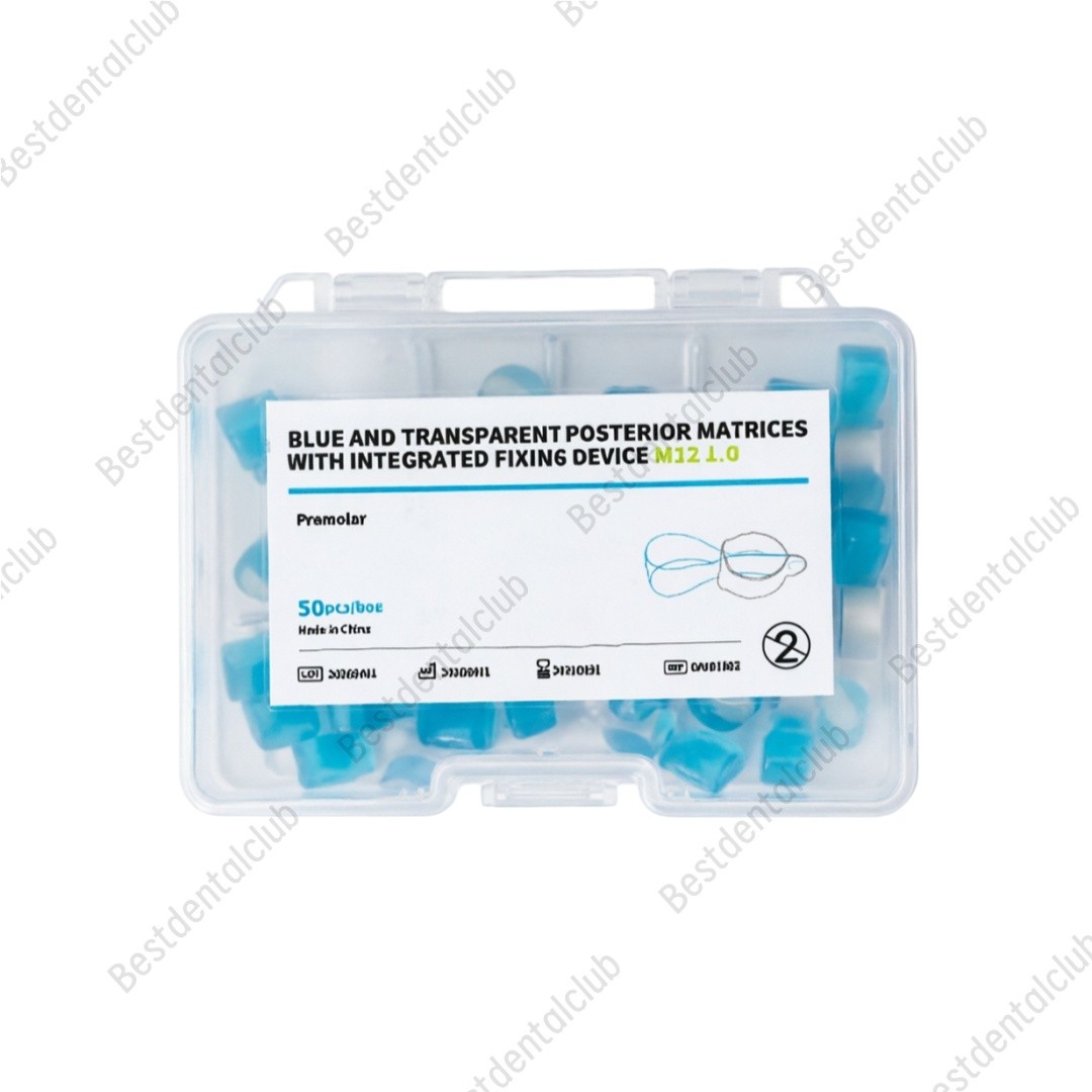 Dental Blue Posterior Matrices Ring Molar Premoar Matrice Strips M12 1.0 USA