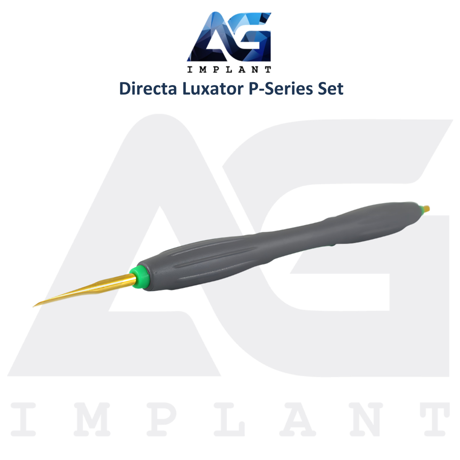 Dental Luxator P-Series Set Stainless Steel Lightweight Penholder Grip Design