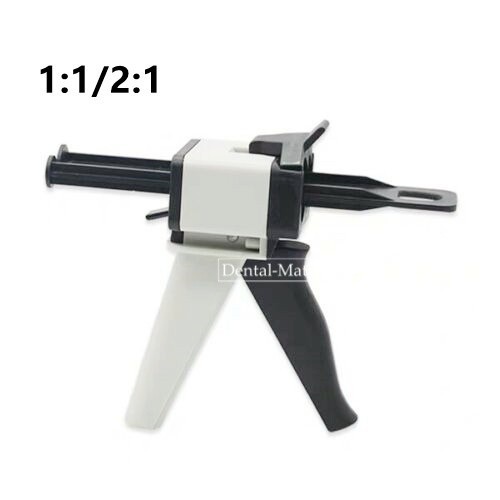Dental Impression Universal Cartridge Dispenser Delivery Gun 1:1 2:1 Mixing