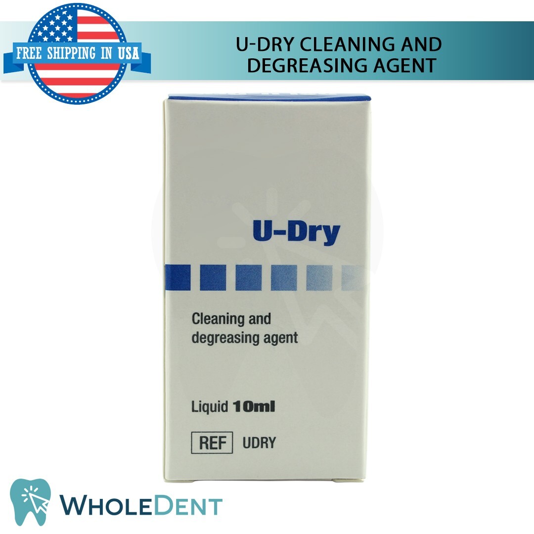 U-Dry Cleaning and Degreasing Agent 10ml Eliminate Moisture Surface Dental Lab