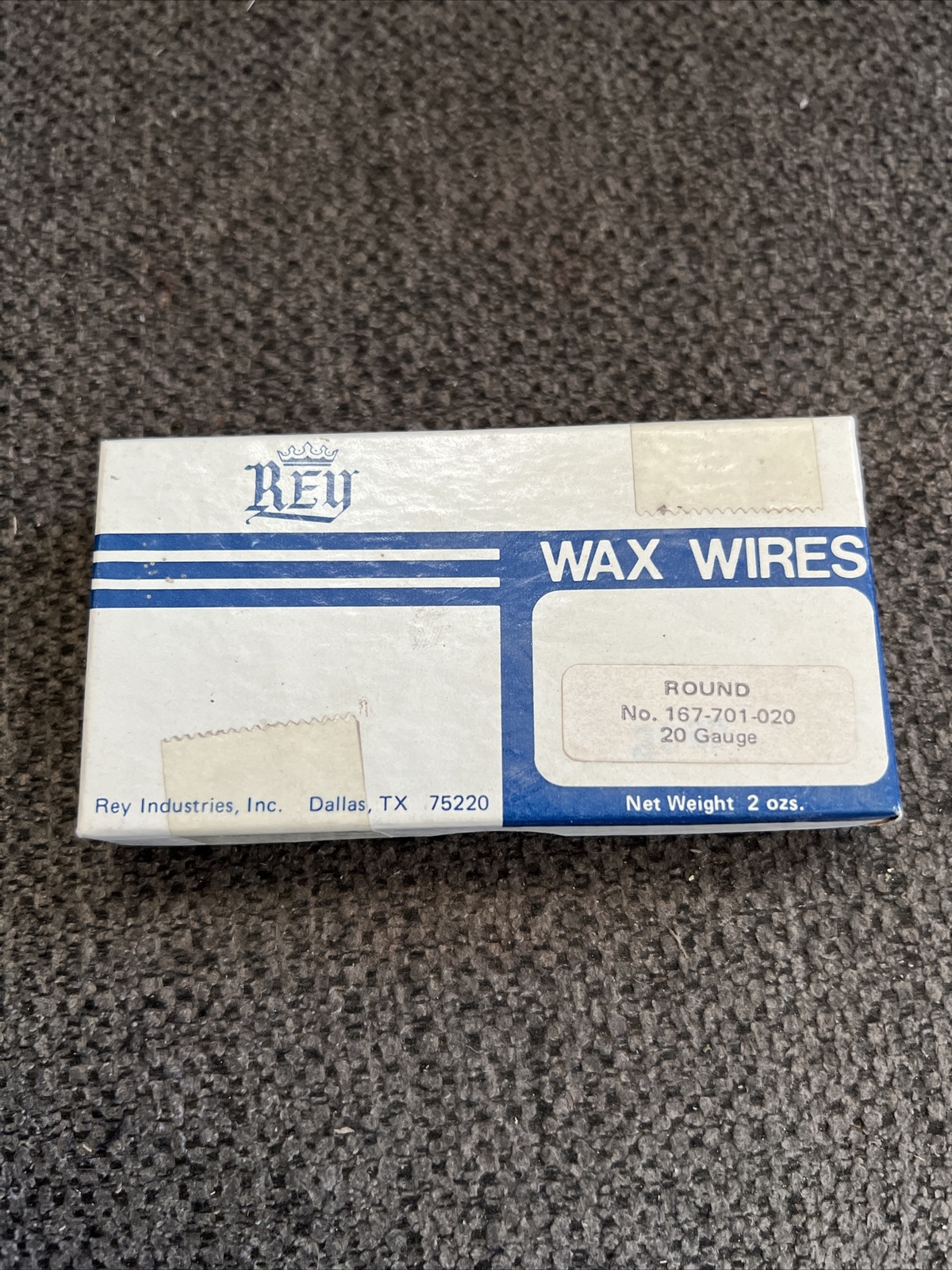 Vintage Rey Wax Wires 20 Gauge Round 167-701-020 1/1 On eBay NEAR FULL/ Full