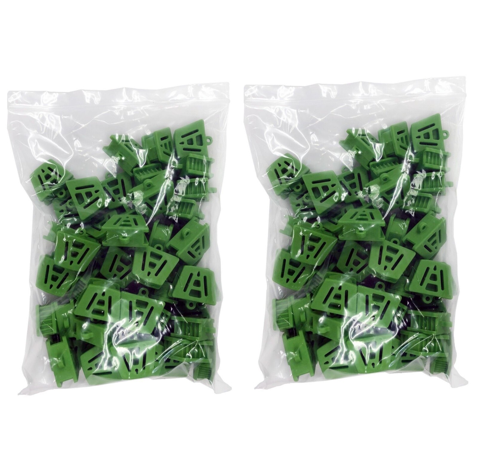 100 Dental Bite Block Autoclavable Silicone Mouth Props Medium Green (2 x 50)