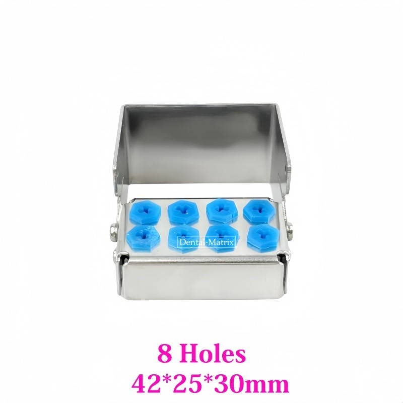 8/12/30H Dental Bur Block Holder Implant Drills Organizer Disinfection box Stand