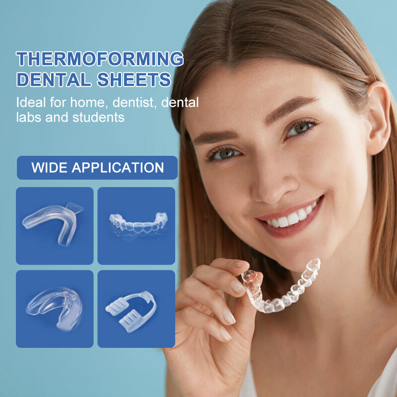 Dental Square Hard Thermoforming Material Splint Vacuum Forming Sheet USA STOCK