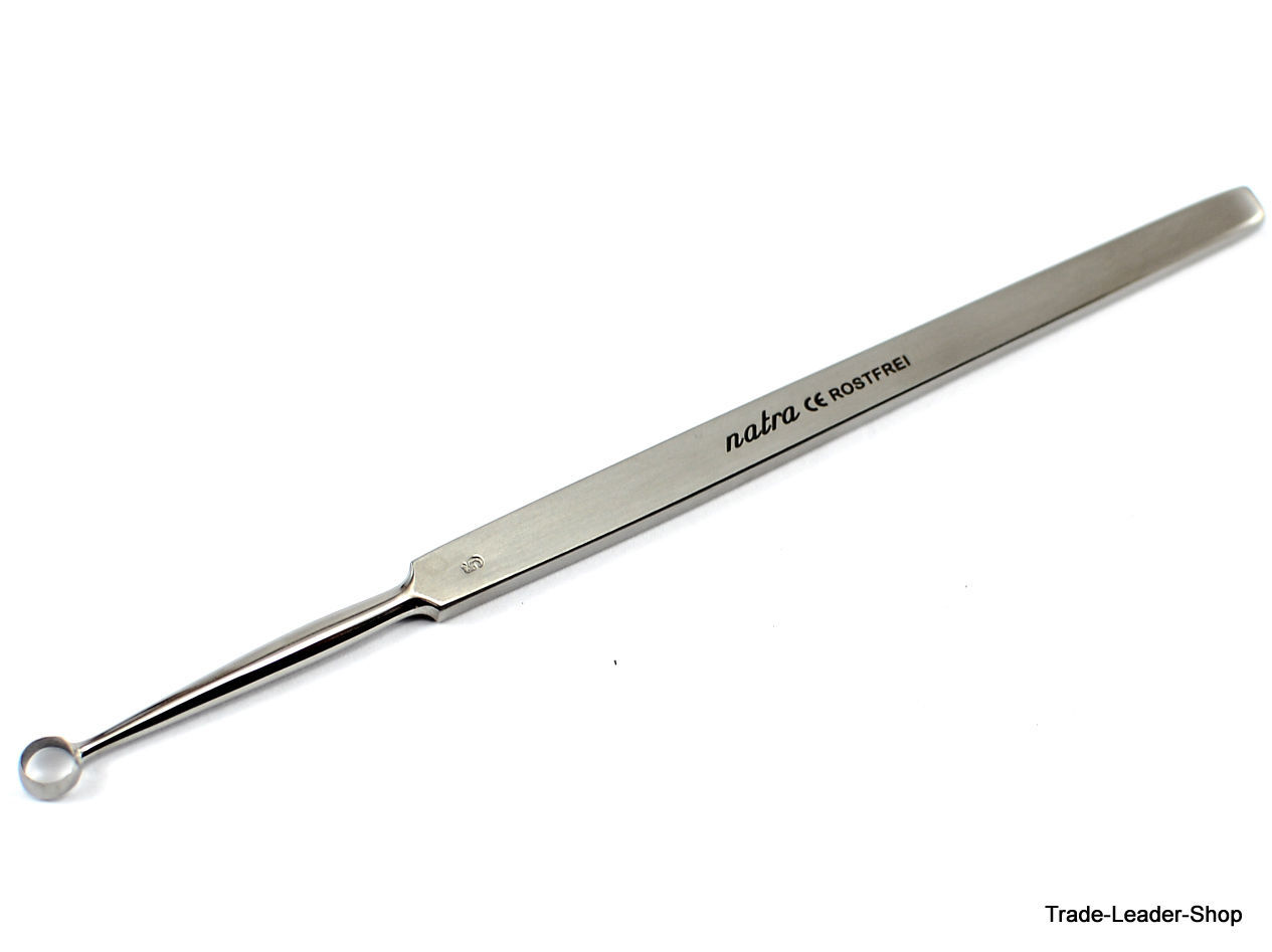 6 set FOX Lupus Curette 14 cm 1,2,3,4,5,6 mm skin dermatology foot care pedicure