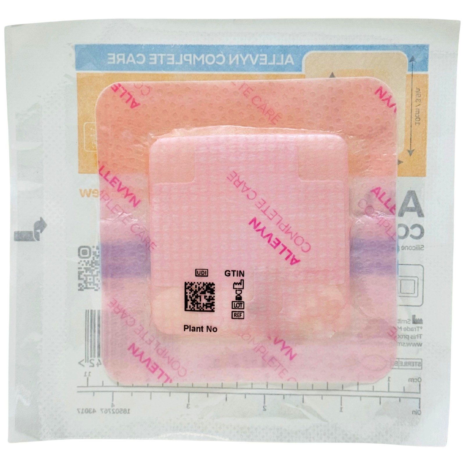 Allevyn Complete Care – Silicone Dressing 3.9″ x 3.9″ – Box of 10 Dressings