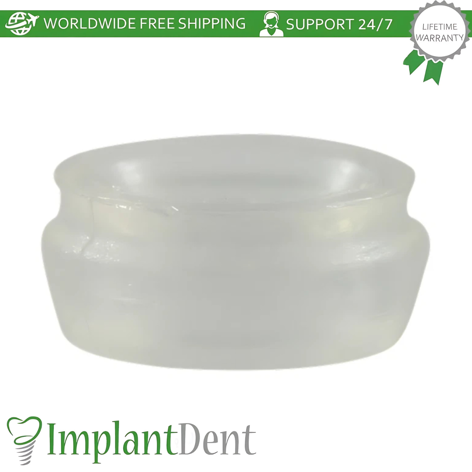 100x Standard Silicone Cap Housing Loc-Low Overdenture Attachment Accessories