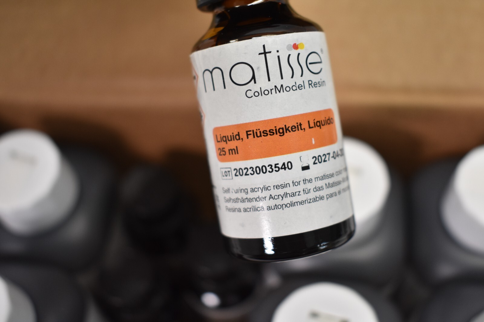 Matisse Self Curing Acrylic Resin CMK 10 Piece Genuine OEM Gray Black Brown