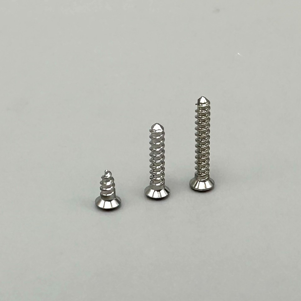 Dental GBR Thread Screw Membrane Silver Screw 1.5×4/1.5×8/1.5×10 Size