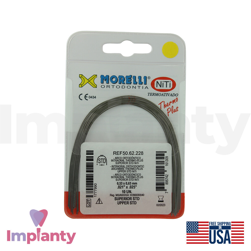 Morelli Orthodontic Alignment NiTi Thrmo Plus Rectengular Archwires Dental Tool