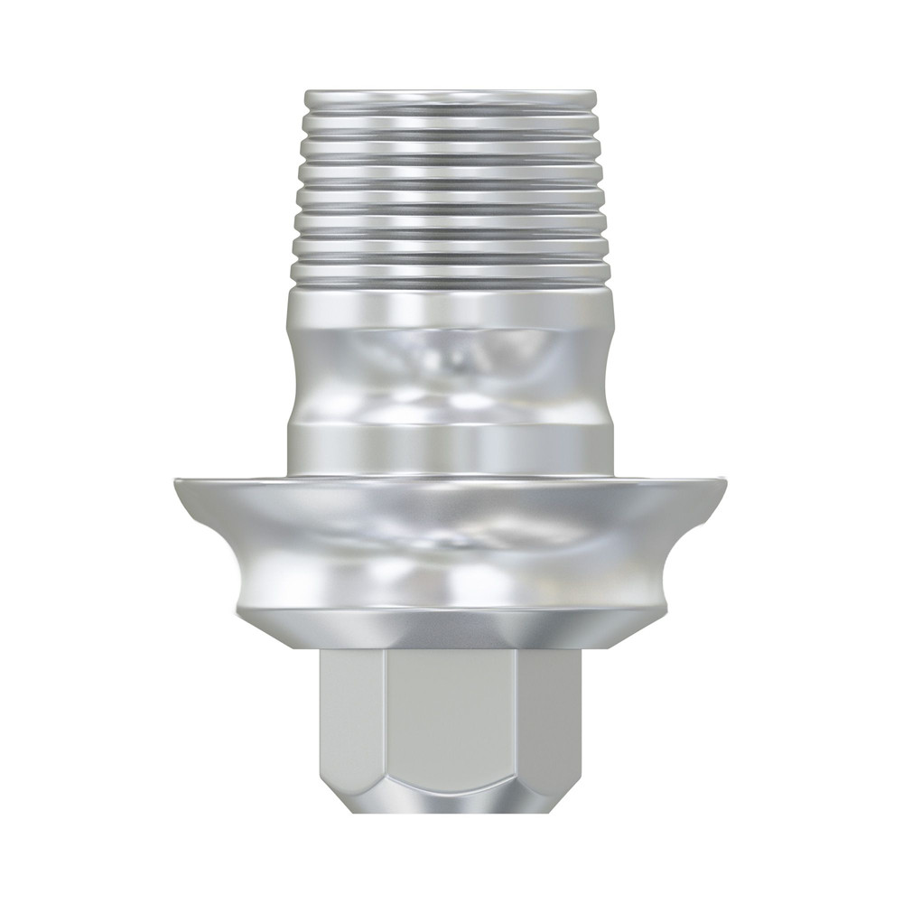 10pcs Dental Anti-Rotational Ti Base Compatible With MIS Wide Platform 4.5mm