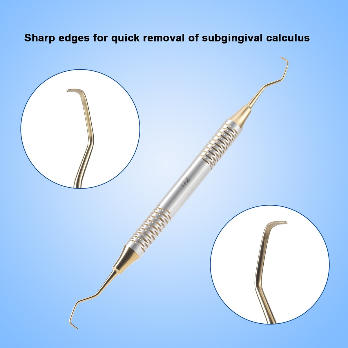 7Pcs Dental Periodontal Scaler Periodontal Hygiene Pick Tool Hand Instrument