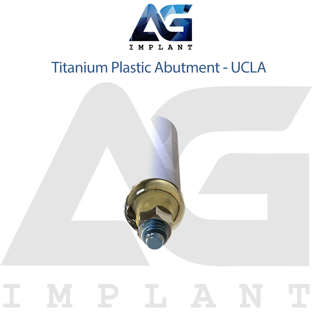 5 Titanium Base Anti Roatational Plastic Castable Abutment UCLA Int Hexagon