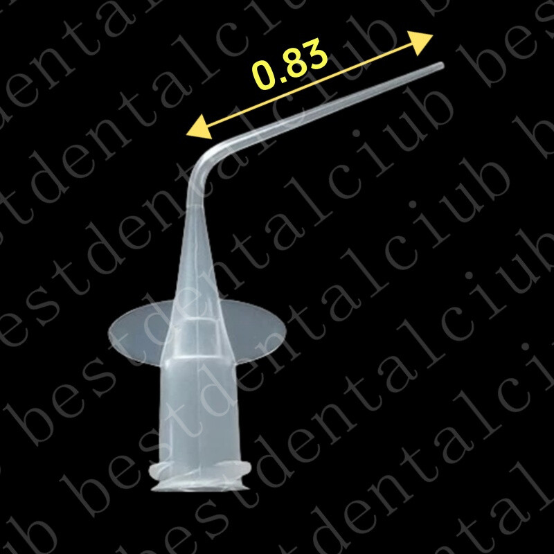 200Pcs Dental Aspirator Root Canal Tip Irrigator Irrigation White Tips Flushing