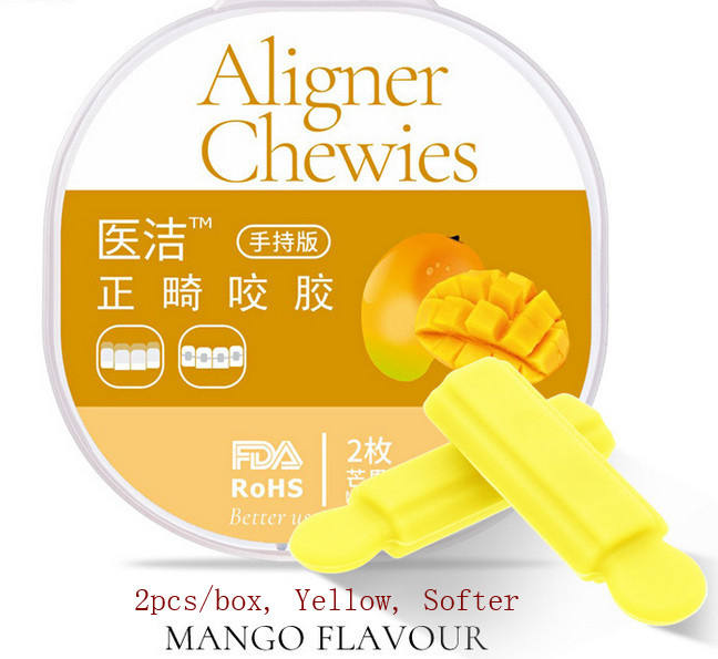Dental Aligner Chewies Mouth Tray Seaters Ortho 5-Flavor 3-Hardness