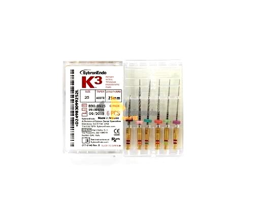 SYBRON-ENDO K3 NI-TI FILES G-PACK ASSORTIMENT 25MM (6ST) 930-9925