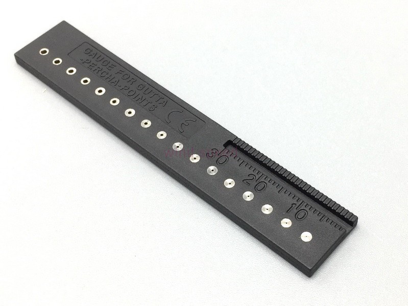 1pc Dental Gutta Percha Points Root Files Gauge Cutter Plate Tray Measure Ruler
