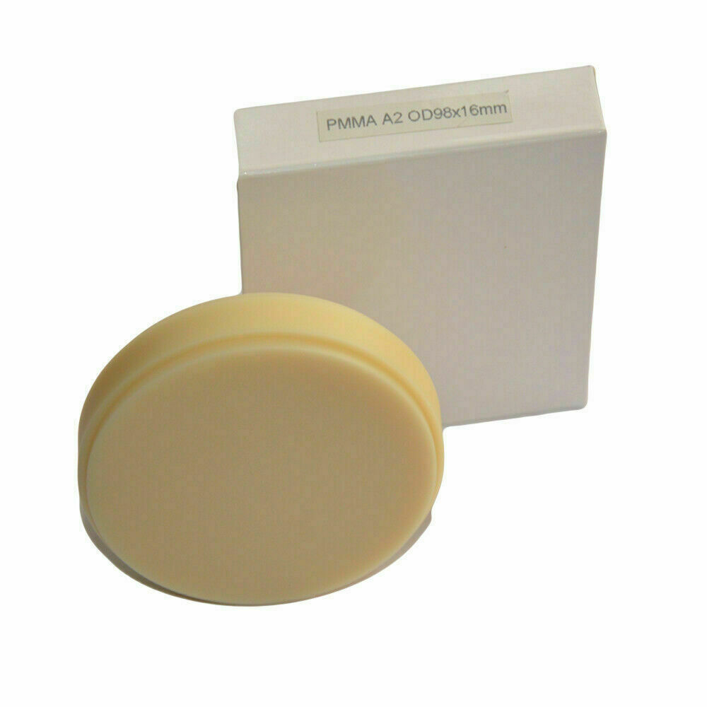 5 Pcs Dental Lab Material PMMA Blocks Disk Blanks For Wieland System OD98*16mm