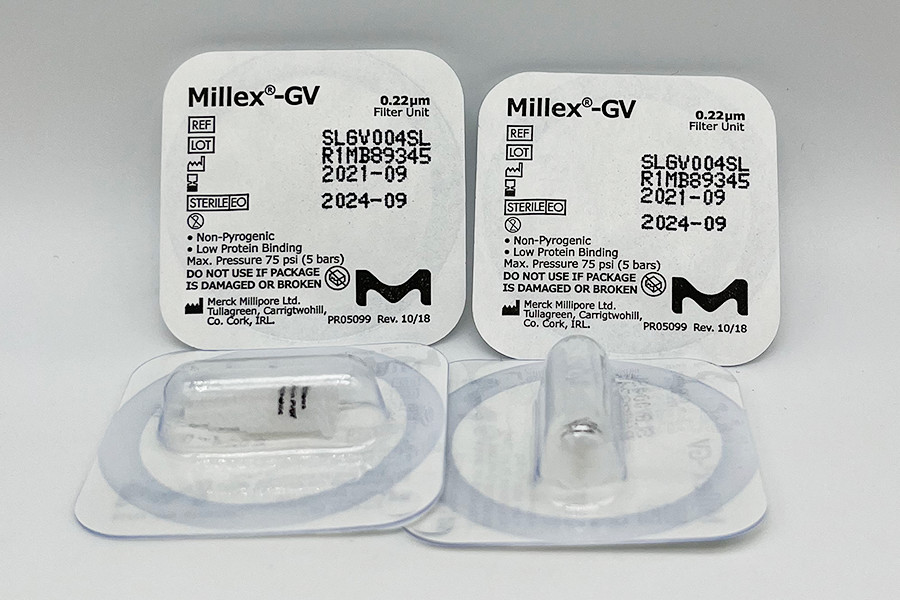 NEW IN BOX Millipore 100pcs SLGV004SL Millex GV 0.22μm Filter Unit