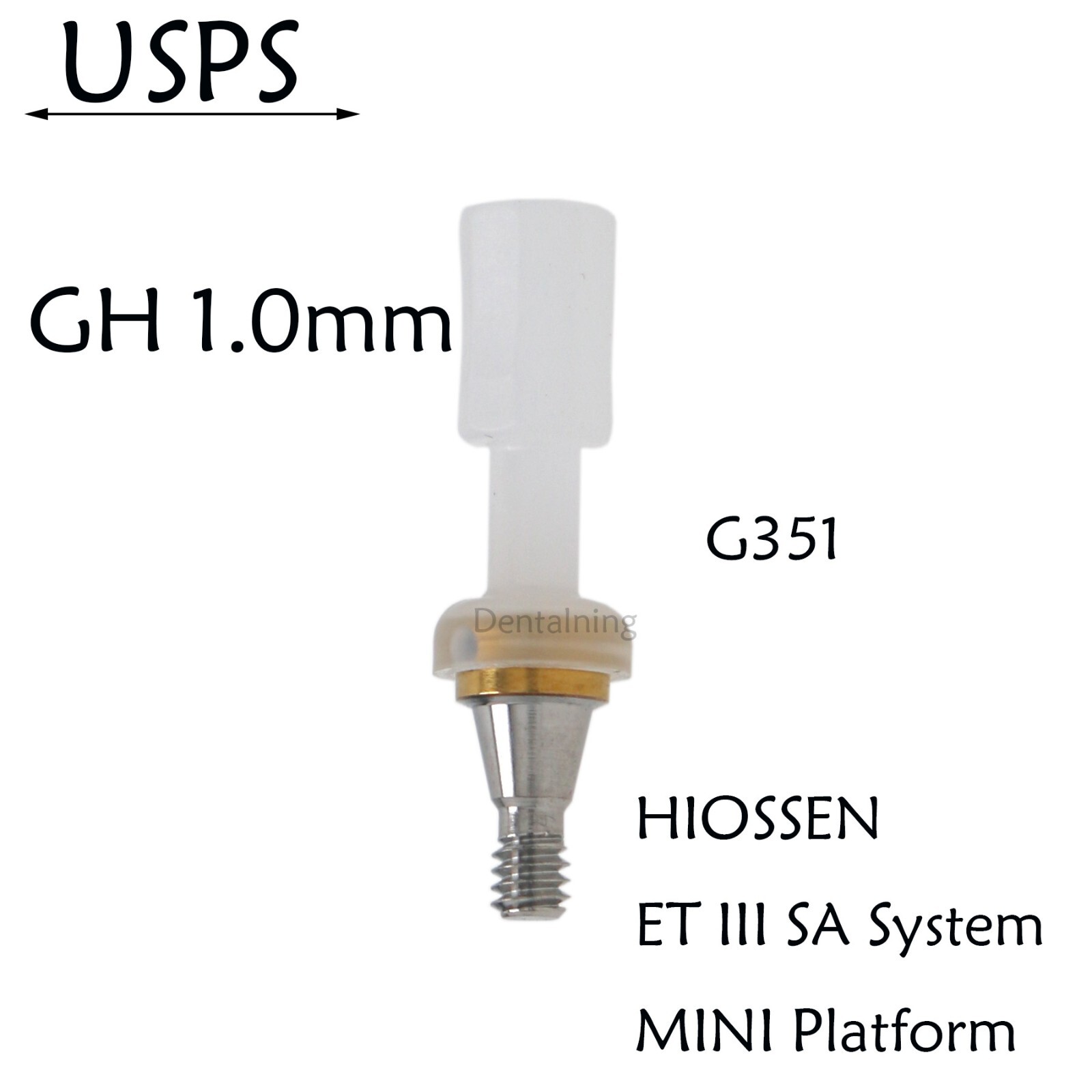 US Dental Hiossen ET Mini Overdenture Locator Abutment & Male Cap Inserts Tools