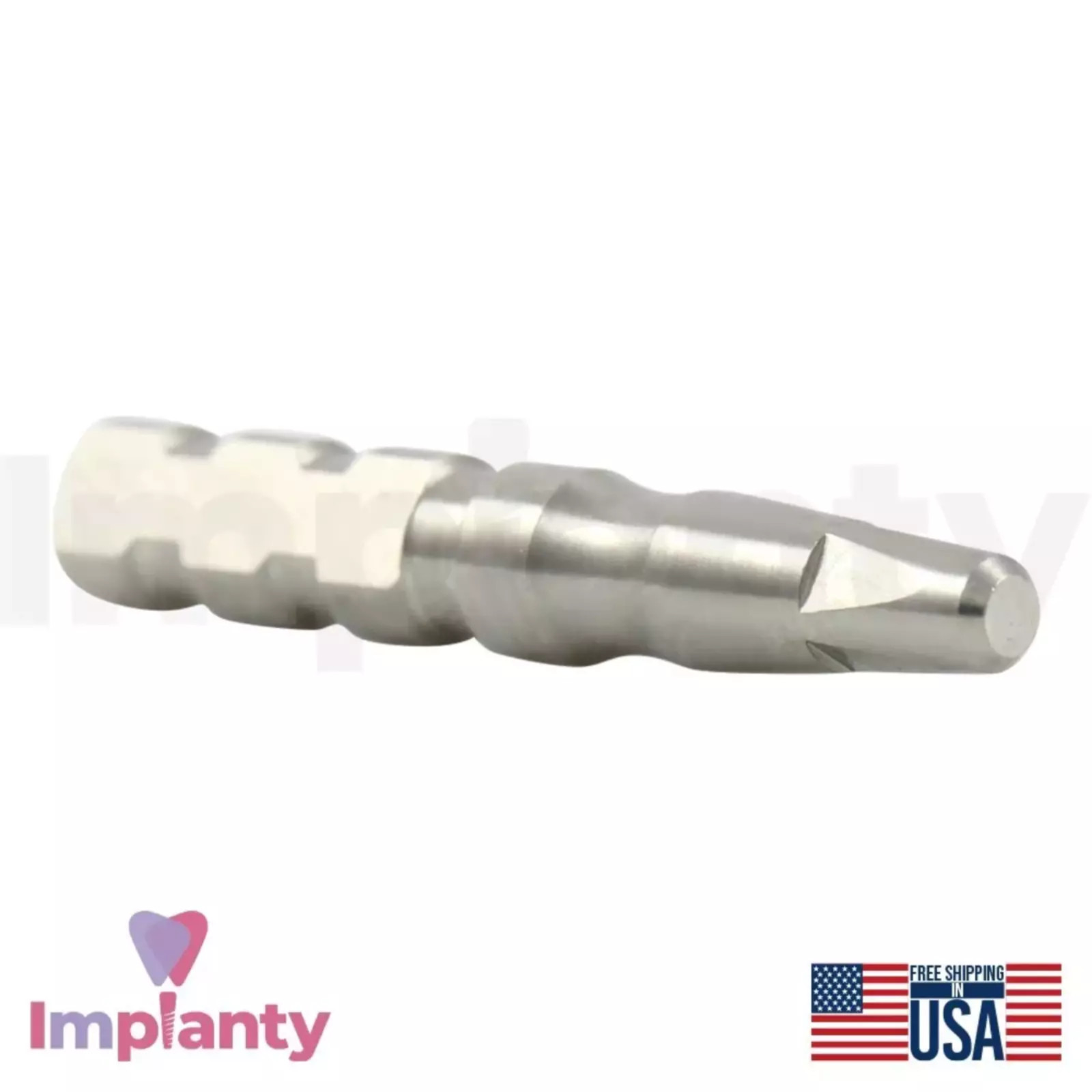 GDT One Piece Dental Fixture Analog 20mm Titanium Steady Grip Dentistry Tool