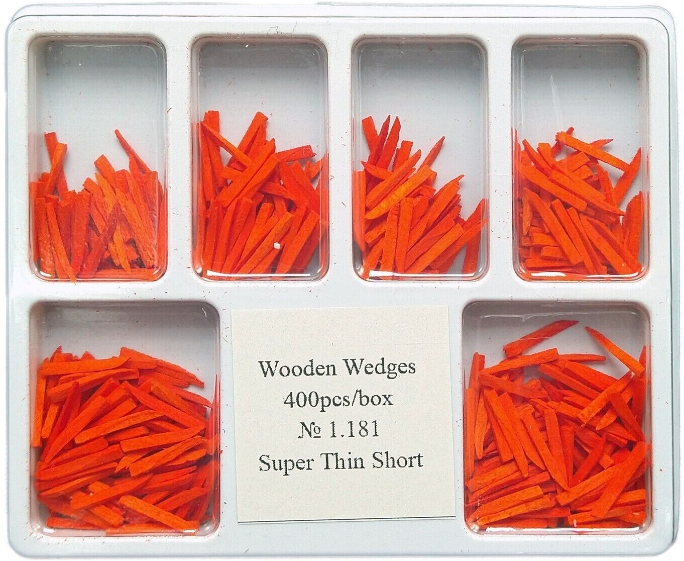 Premier Sycamore type Dental Anatomical Wooden Wedges 400/Bx All sizes – Redland