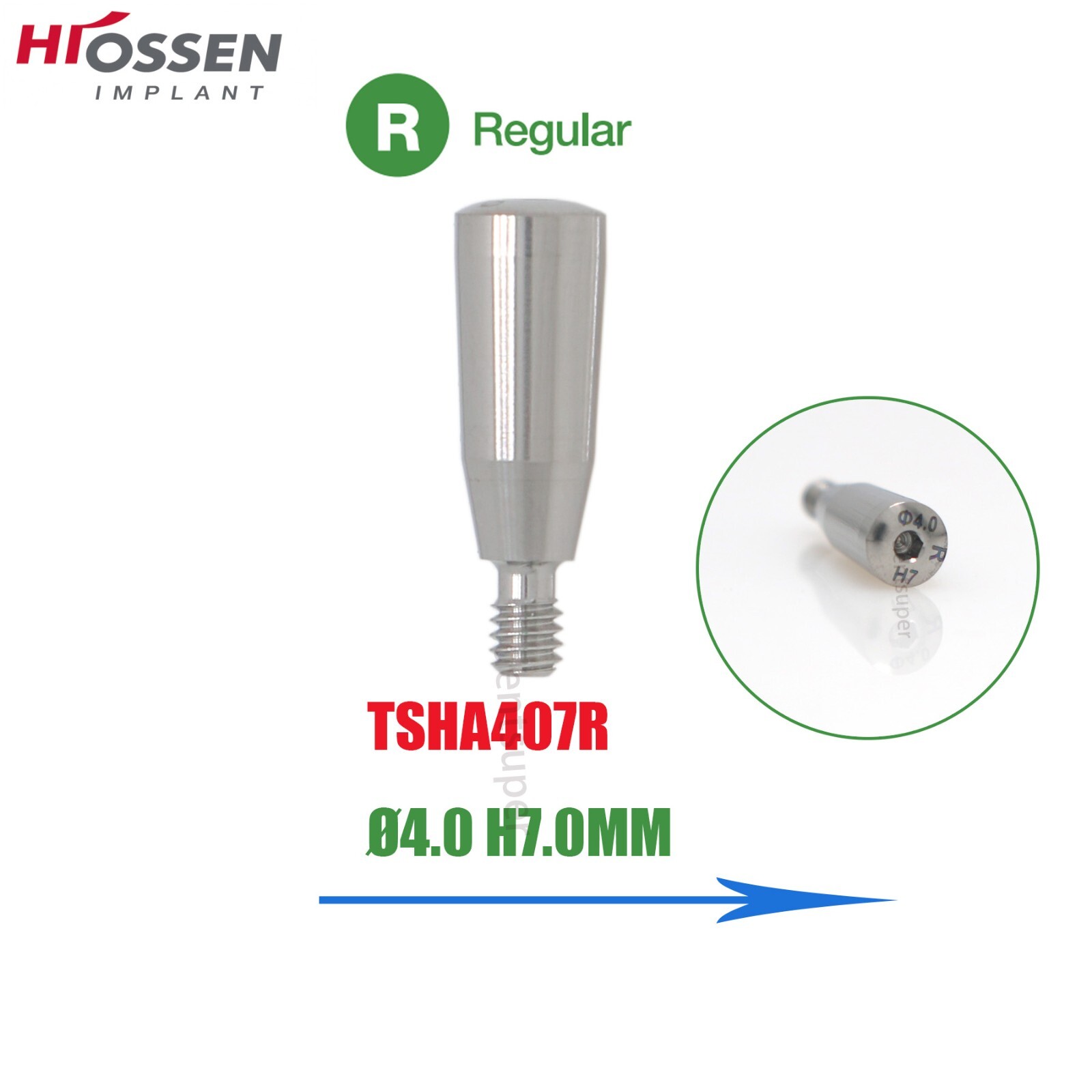 US Dental Healing Abutment Cap Driver Mini Regular Platform Fit Osstem & Hiossen