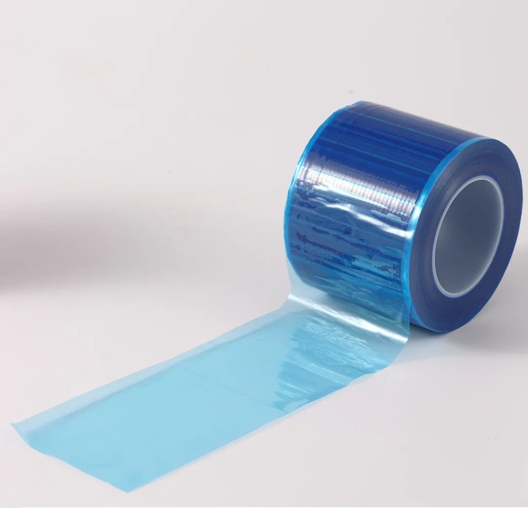 Blue Dental Barrier Film 4″x6″ | 1200 Sheets Roll