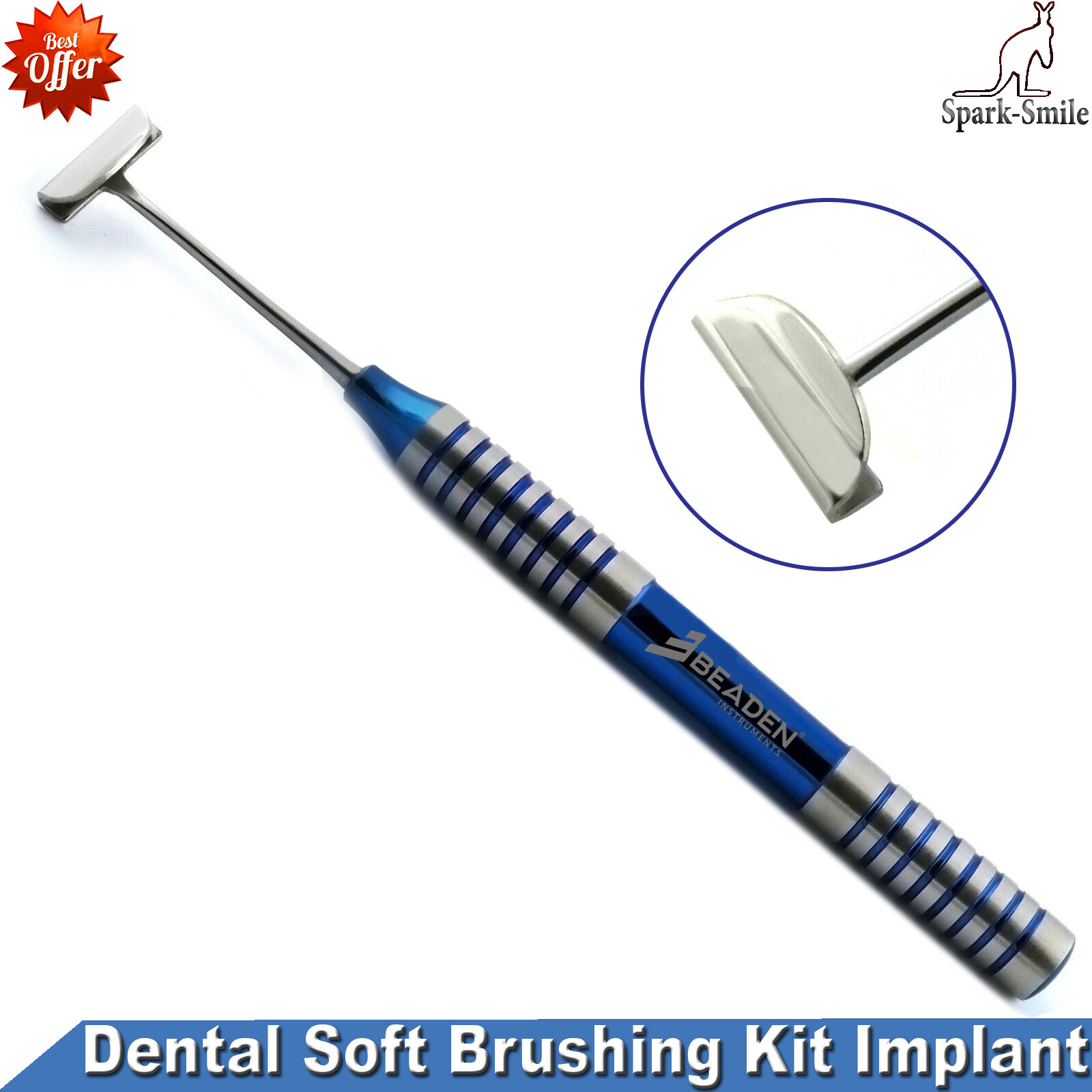 Dental Soft Brushing Kit PRF Lingual Tissue Flap Surgery Implant Instrument New