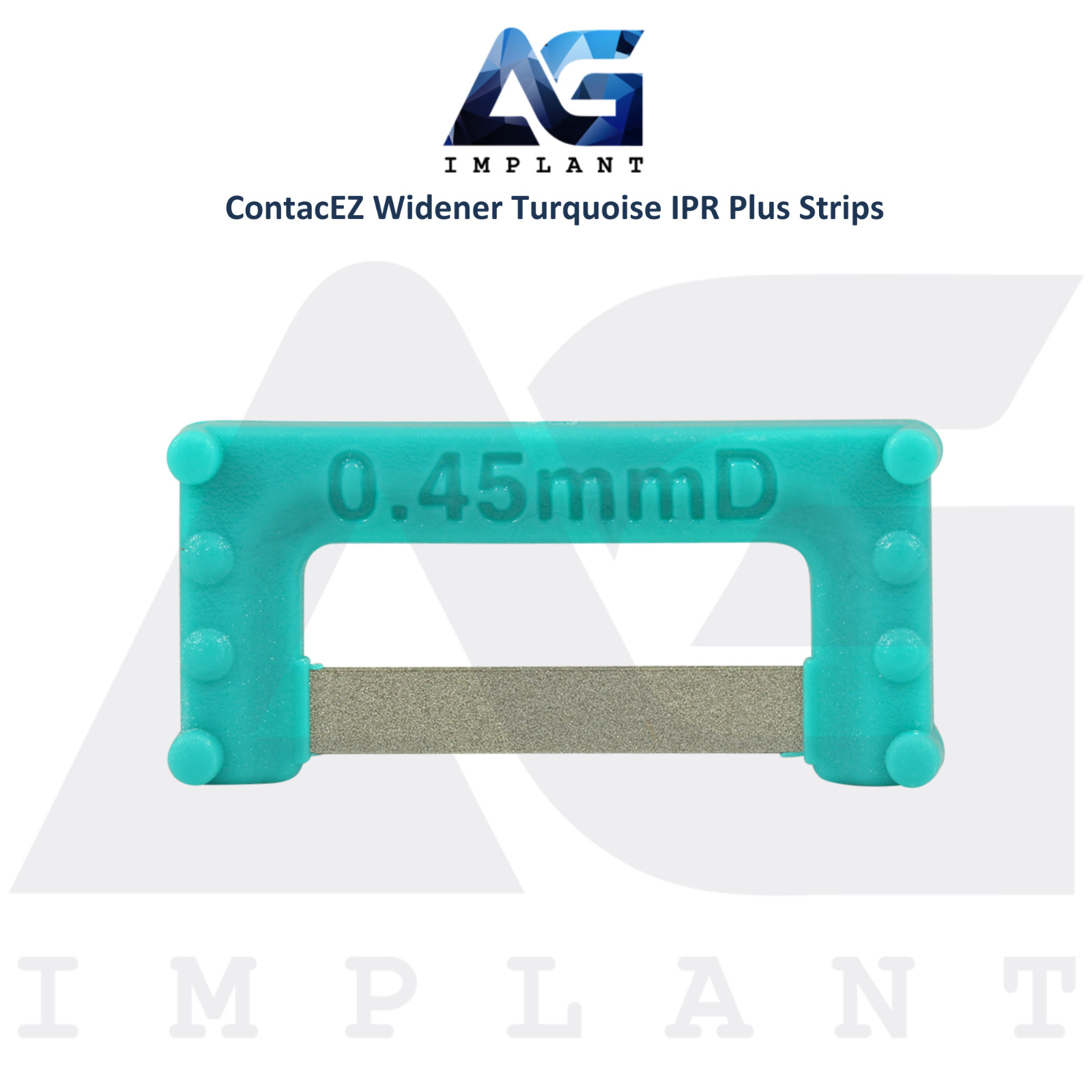 Double Sided Widener Turquoise Flexible Diamond Coated IPR Plus Strips Set