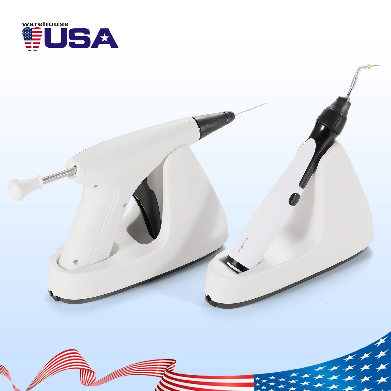 Dental Obturation System Endo Gun Heated Pen Percha Gutta +Buchanan Hand Plugger