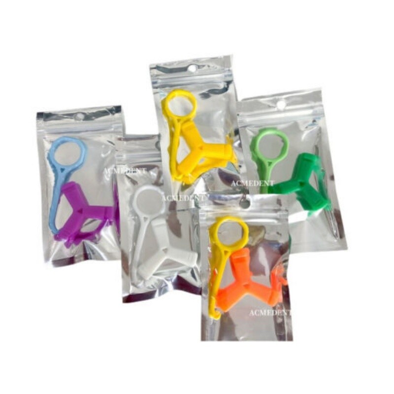 100Pack Dental Chewies Retainer Romover Seater Invisable Clear Aligner Retriever