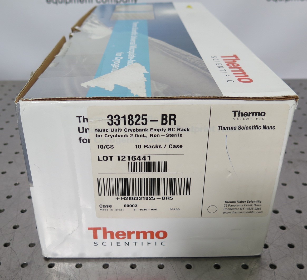 R202585 Thermo Scientific 331825-BR Nunc Cryobank Empty BC Rack 2.0mL