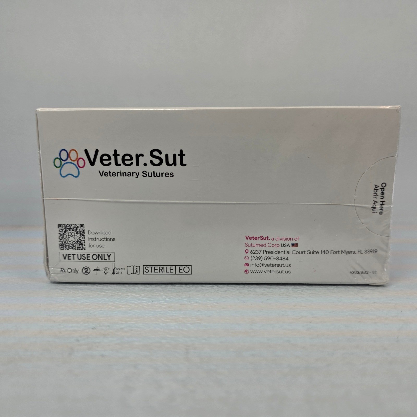 Veter.Sut VetCRYL 4-0 Polyglactin 910 Veterinary Sutures FS-2 19mm VVU397SD 12ct