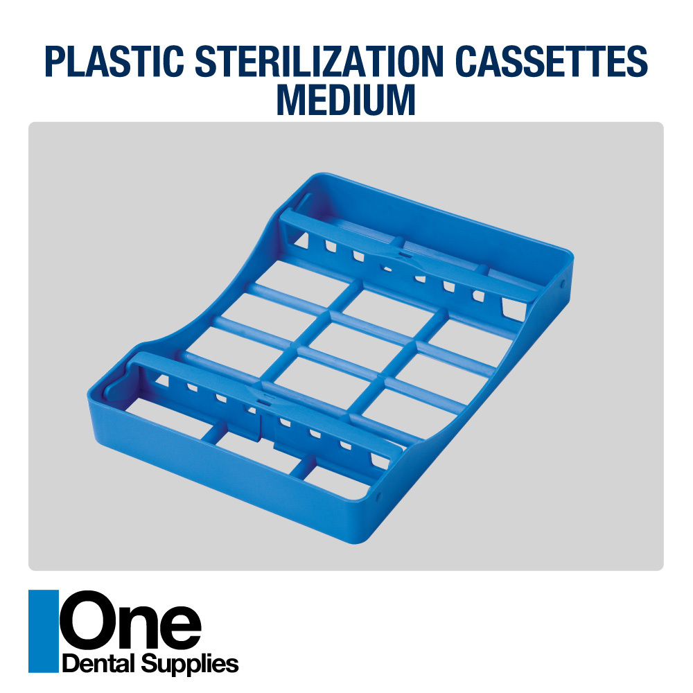 Dental Instrument Sterilization Cassettes Plastic Medium – 5 pcs