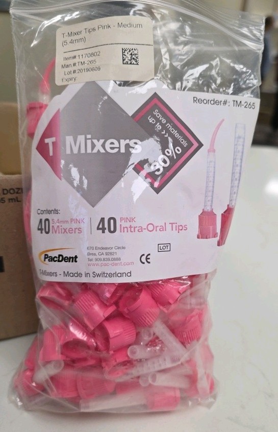 Dental Pink HP Mixing Tips Impression (48/Pack)
