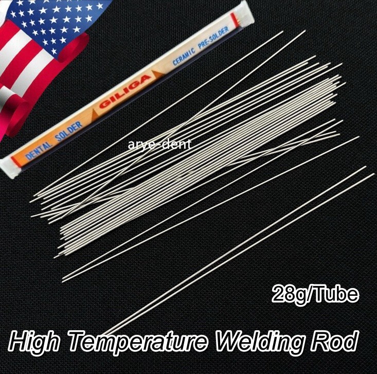 Dental Lab Materials High Temperature Welding Rod NiCr Alloy For PFM Soldering