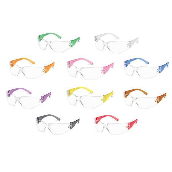 StarLite Gumballs Clear Lens Safety Goggles, 10/Box.