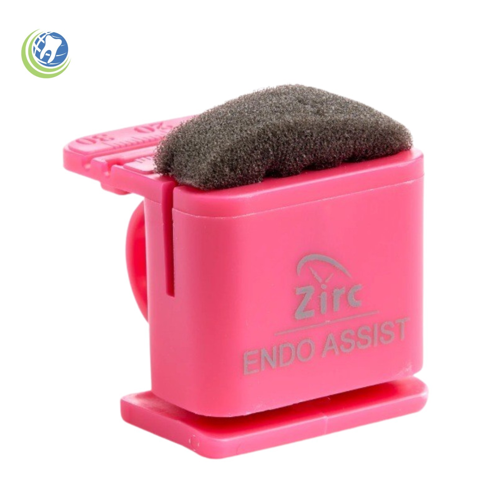 DENTAL ENDODONTIC ASSIST ORGANIZER WITH MEASURING GAUGE AUTOCLAVABLE PINK