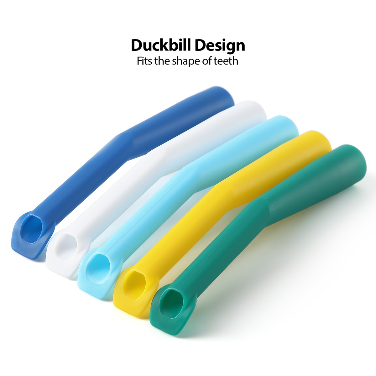 Dental Autoclavable Saliva Ejectors Strong Suction Tips Duckbill Evacuator Tips