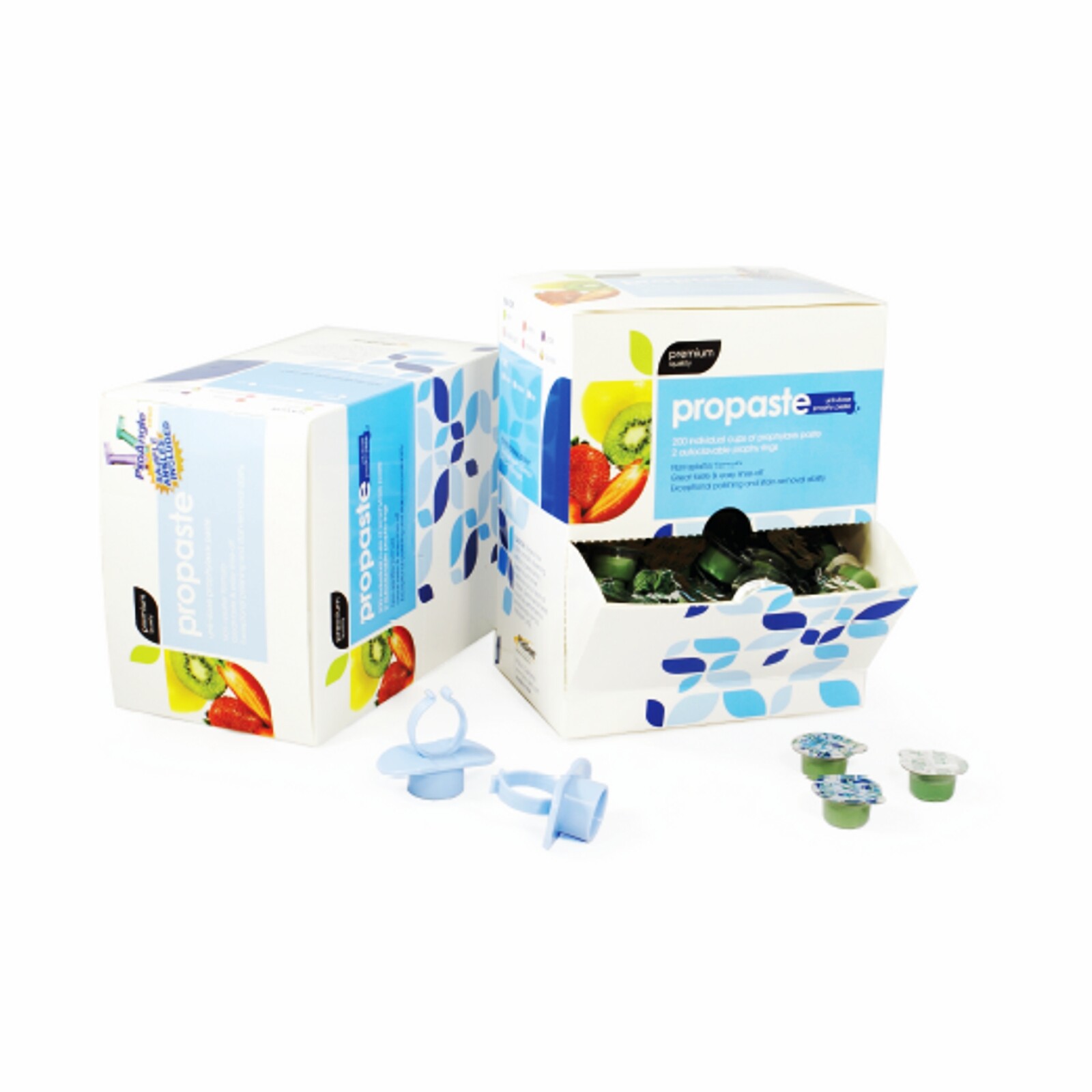 Dental ProPaste Prophy Paste with 2 Plastic Autoclavable Prophy Rings 200 Units