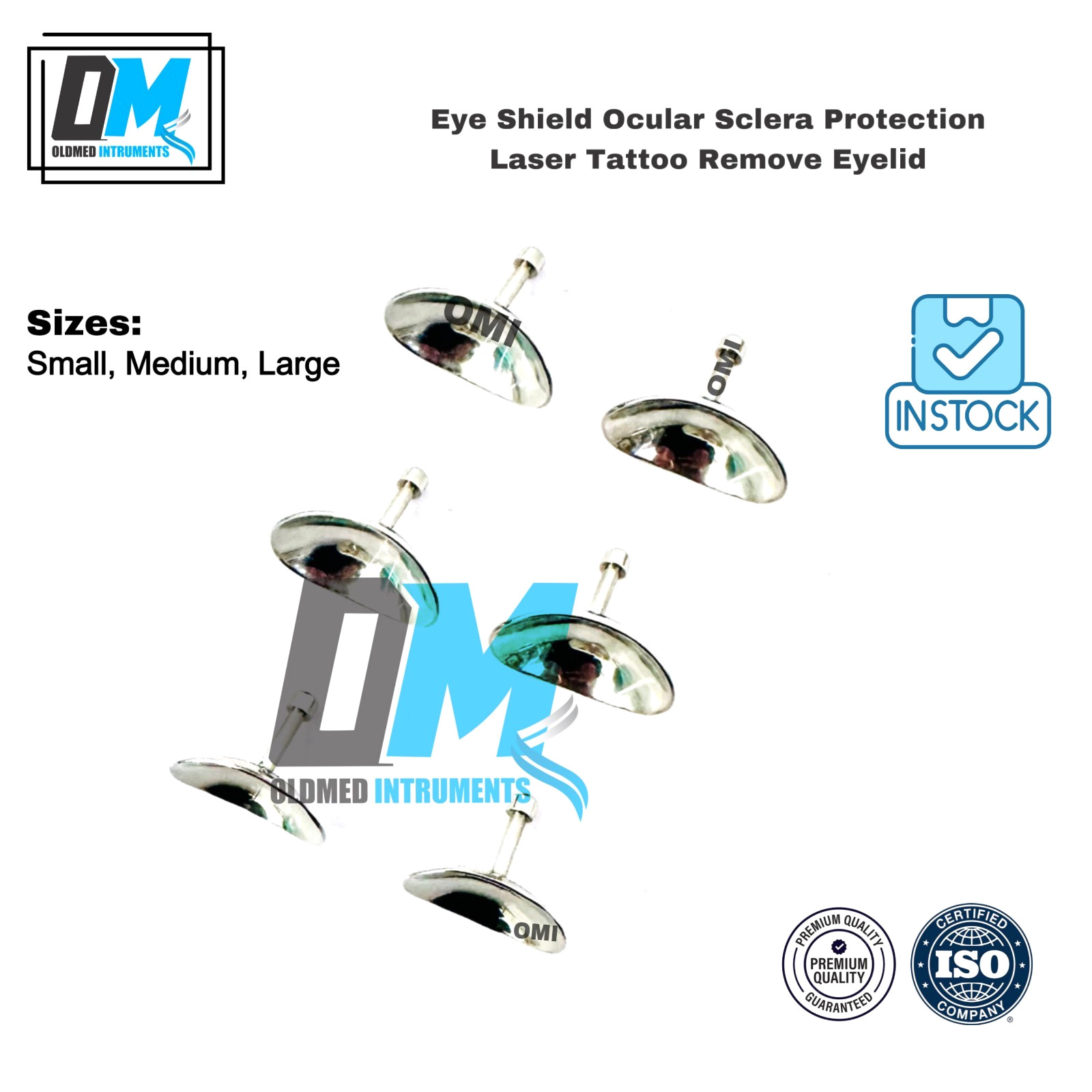 Eye shield Ocular Sclera Protection Laser Tattoo Remove Eyelid 3 Pairs S M L