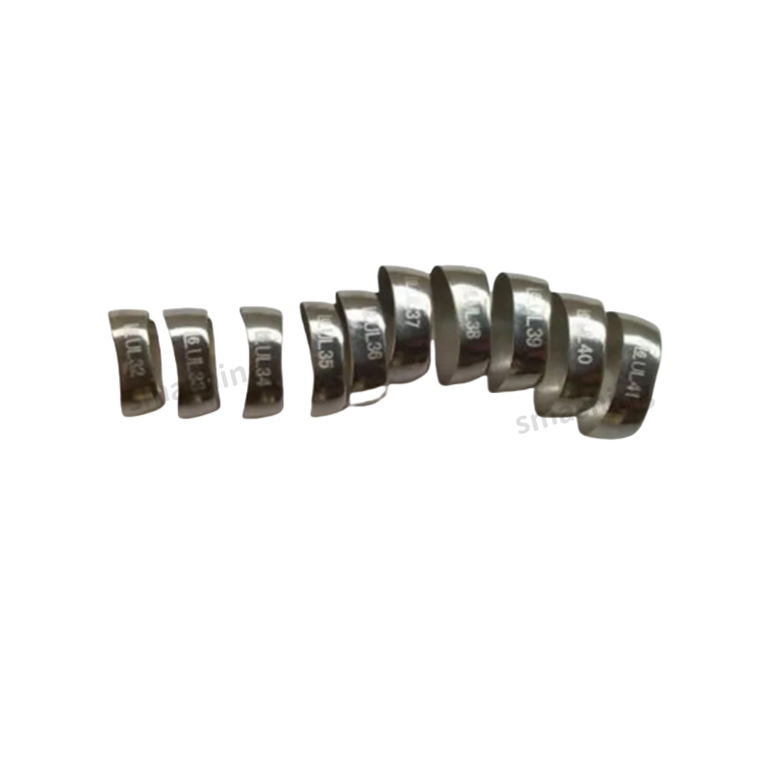 20kit(80pcs) Dental Plain Band Rough Inner 1st Molar Bands Bracket Orthodontic