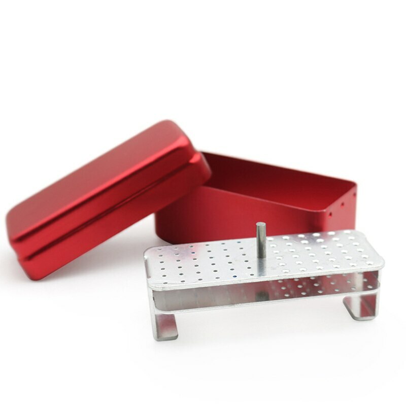 72 Hole Autoclave Sterilizer Case Burs Dental Endo Files Holder Disinfection gbt