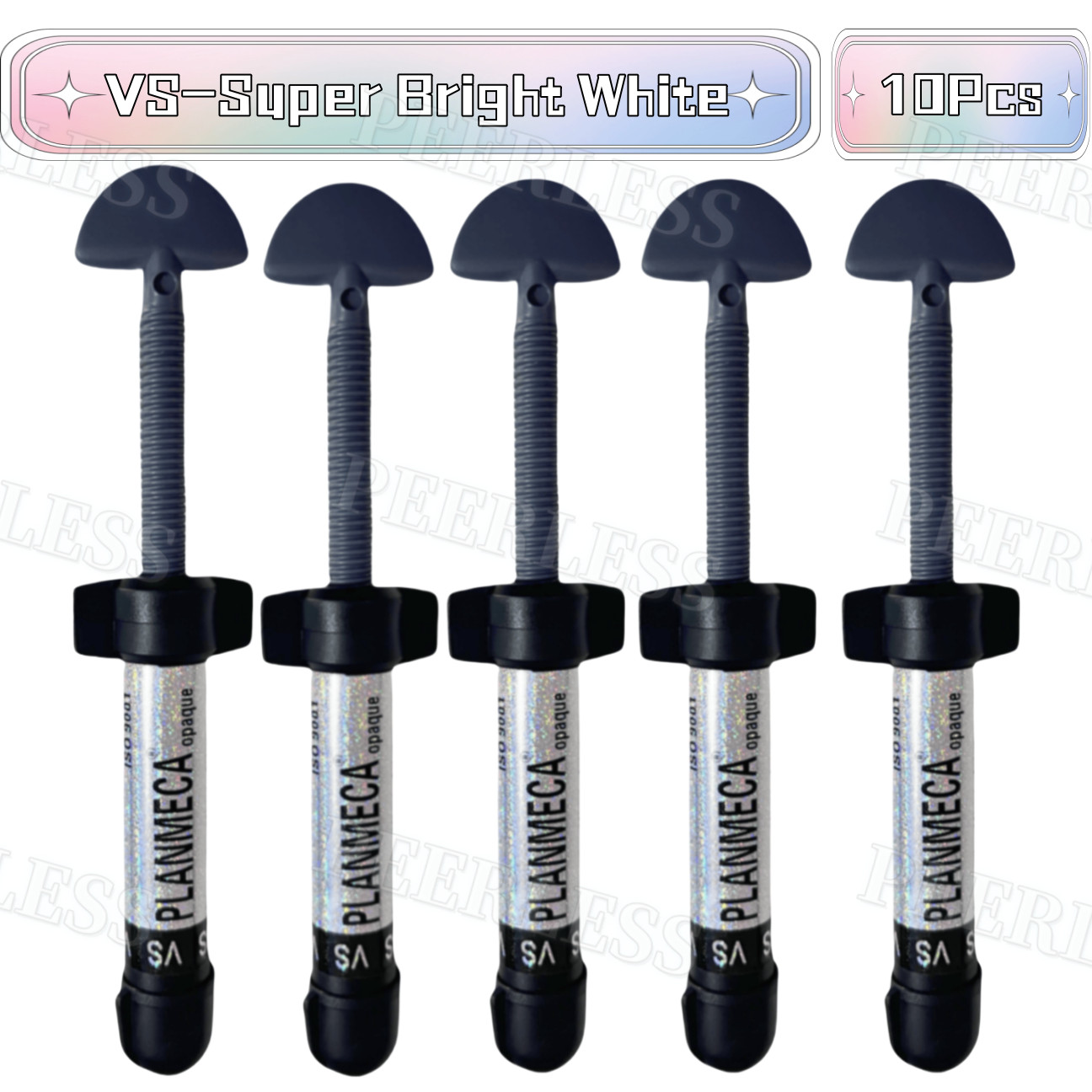 10Pcs Dental Composite Resin Light Cure Bright White Veneer Hybrid Aesthetic VS
