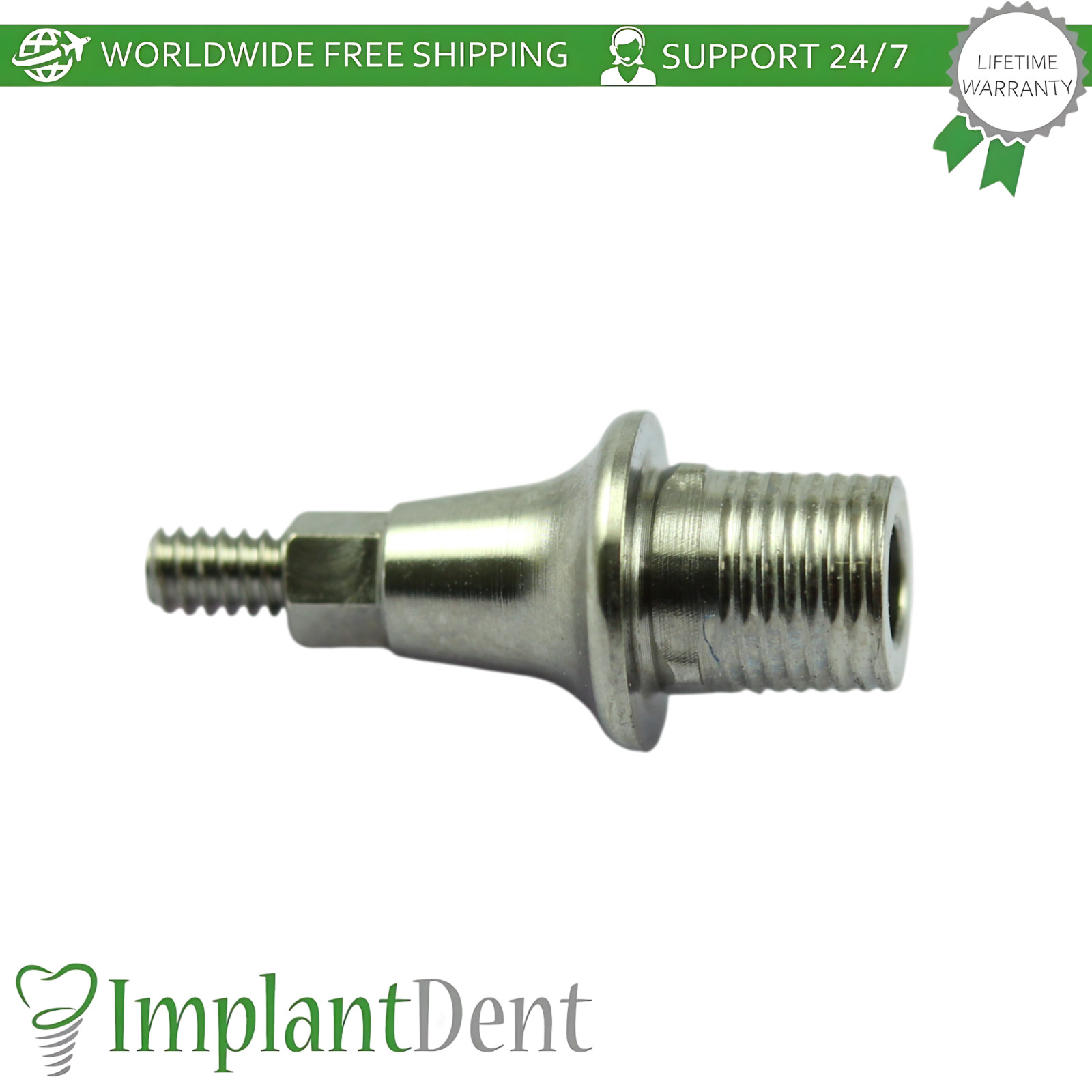 X5 Dental Prosthetic Ø5.5mm Diameter Titanium Base Neodent GM Compatible
