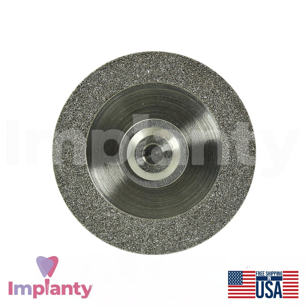 MDT Dental Diamond Coated Double Sided Super Flex Disc With Riveted Mandrel