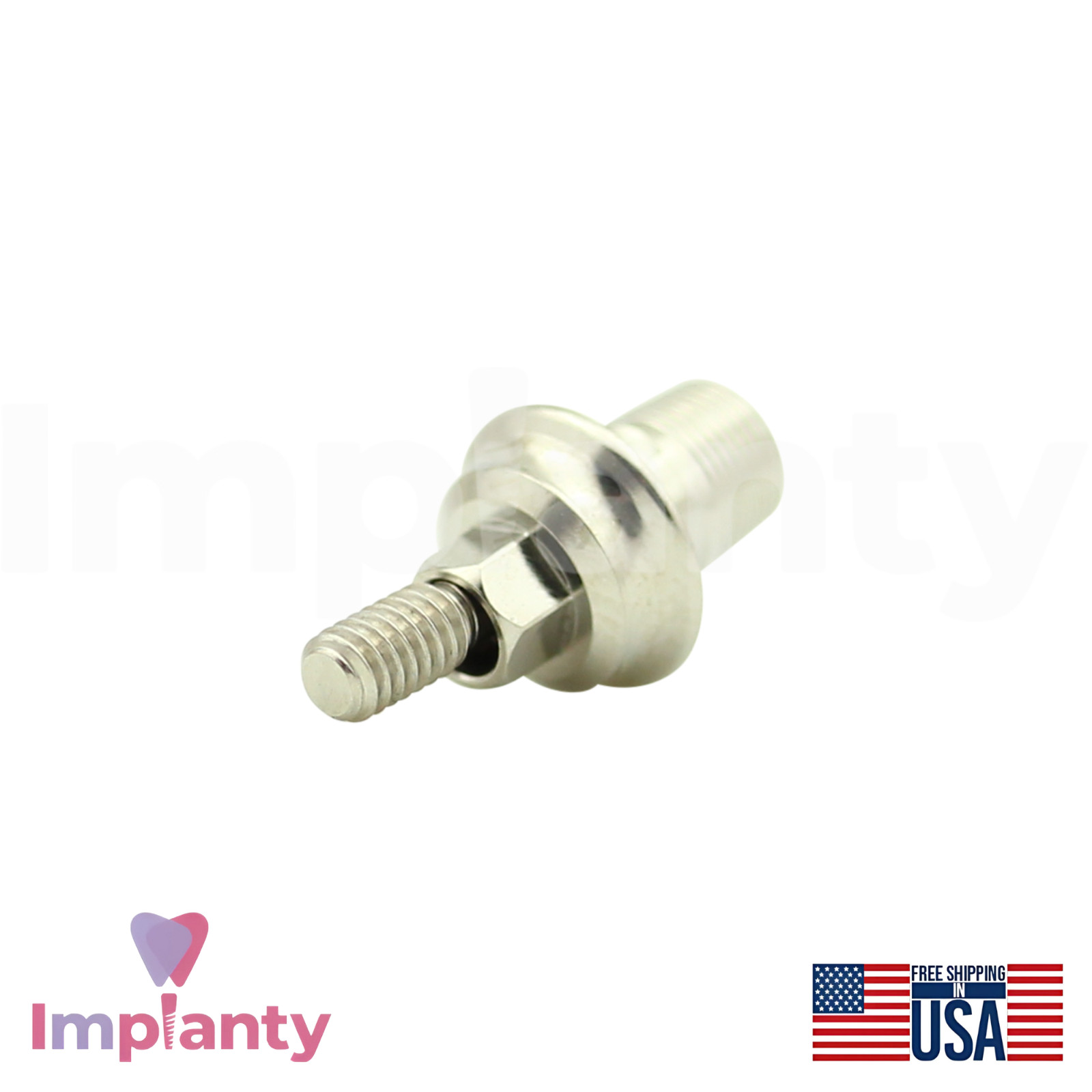 5x MIS® Compatible Anti-Rotation Ti-Base WP Ø5.7mm Int Hex 2.45mm Connection