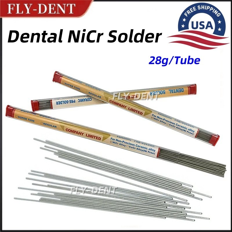 1oz/tube Dental Solder NiCr Alloy High Temperature Welding Rod For PFM Solding